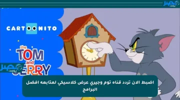 اضبط الآن تردد قناة توم وجيري عرض كلاسيكي لمتابعة أفضل البرامج